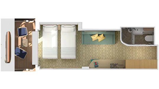 7S - Cloud 9 Spa Cove Balcony Plan