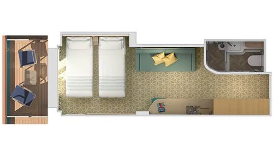 8P - Cloud 9 Spa Balcony Plan