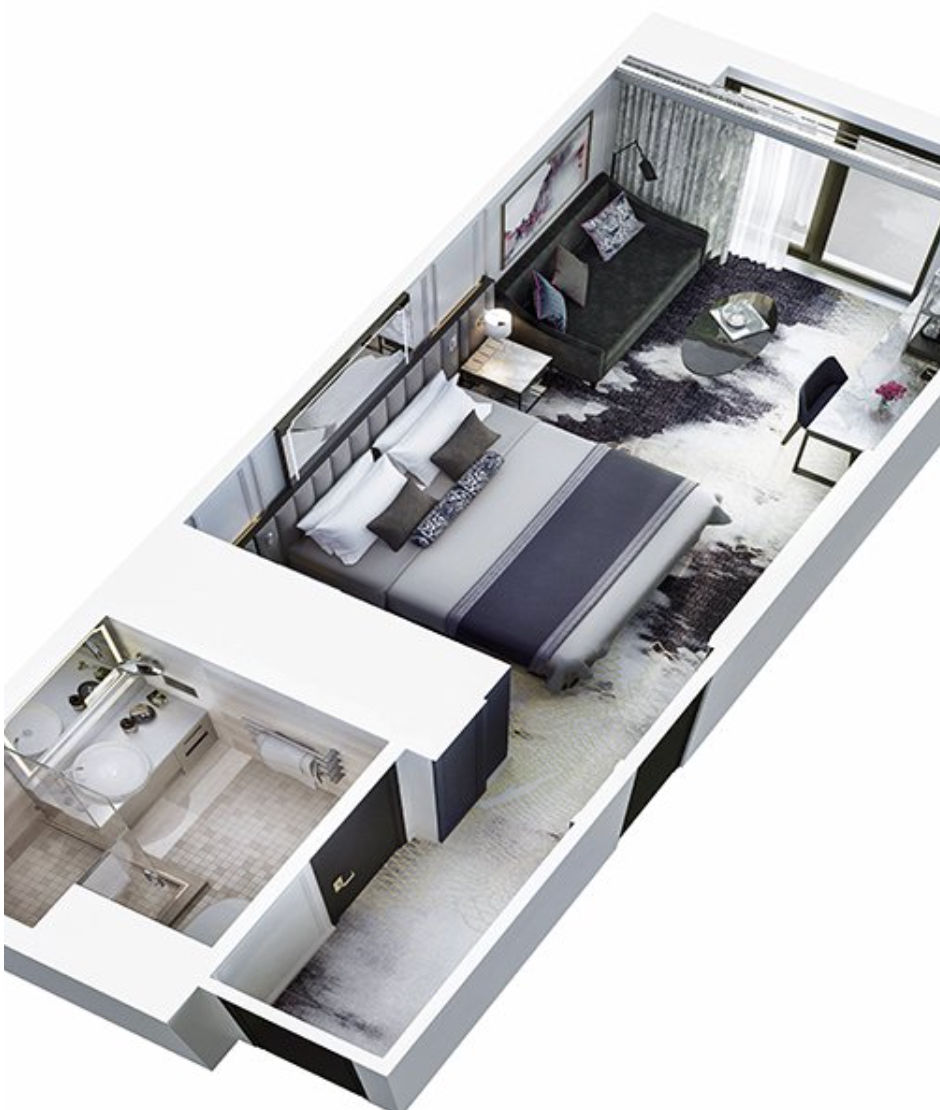 DELUXE SUITE WITH FRENCH BALCONY Plan