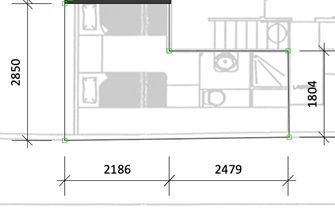 Twin Stateroom  Plan