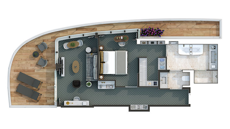 Master Suite Plan