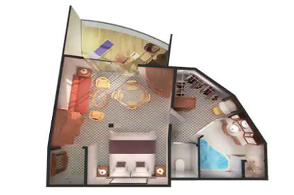 SF - Aft Facing Penthouse with Large Balcony (After 02 Mar 2020) Plan