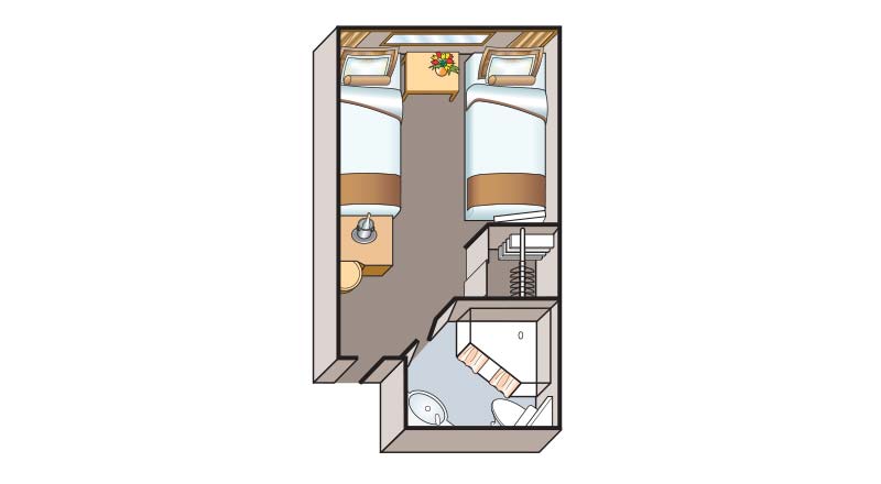 D - Standard Stateroom Plan