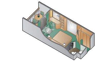 C2 - Concierge Class Stateroom Plan