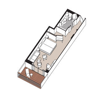 H - Deluxe Veranda Suite Plan
