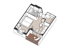 B- Penthouse Suite Plan