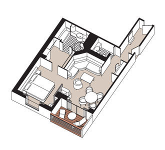 SS - Seven Seas Suite (Forward) Plan