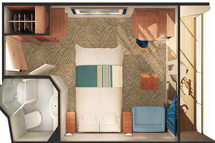 B1 - Aft Facing Balcony (After 30 Apr 2022) Plan