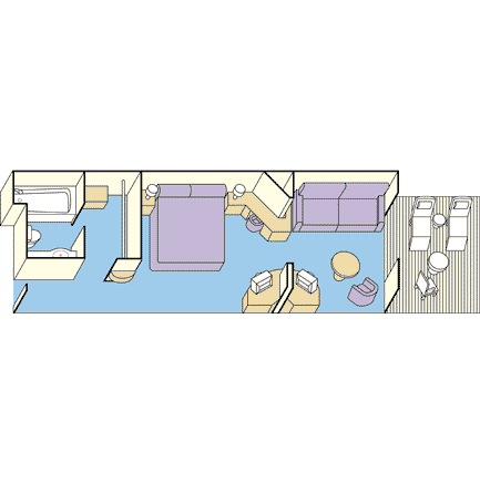ME - Mini Suite with Balcony Plan