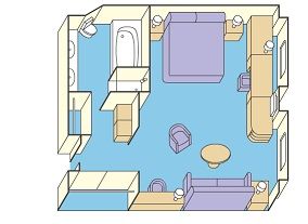 S7 - Suite with Window Plan