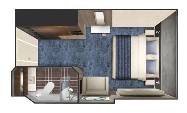 IX - Sailaway Inside Stateroom (After 01 May 2020) Plan