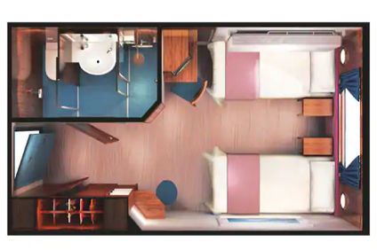 OA - Oceanview with Picture Window (After 14 Sep 2020) Plan