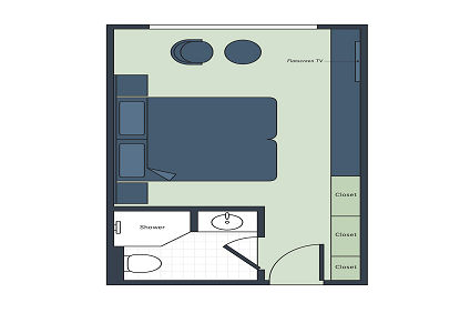 Deluxe Stateroom Plan