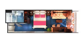 MB - Mini Suite with Balcony Plan