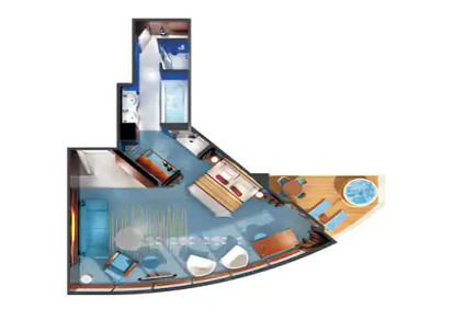 H2 - Haven Deluxe Owner's Suite with Large Balcony (After 30 Oct 2020) Plan