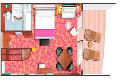 SD - Forward Facing Deluxe Penthouse with Large Balcony (After 30 Oct 2020) Plan