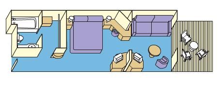 MB - Mini-Suite with Balcony Plan