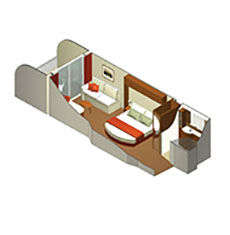 SV - Sunset Veranda Stateroom Plan