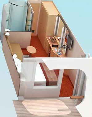 7C - Cove Balcony Stateroom Plan