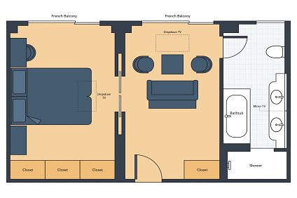 Royal Suite Plan