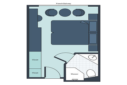 Deluxe French Balcony Plan