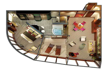 H2 - Haven Deluxe Owner's Suite with Large Balcony (After 08 Nov 2020) Plan