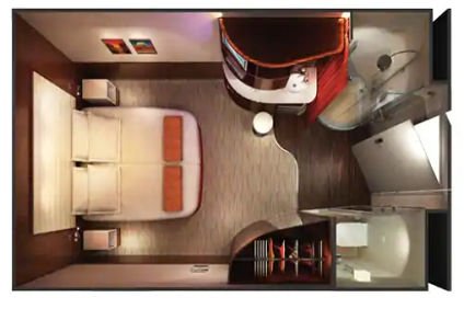IX - Sailaway Inside Stateroom (After 08 Nov 2020) Plan
