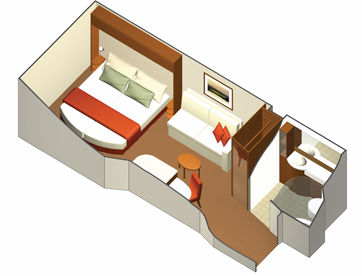 I2 - Inside Stateroom Plan