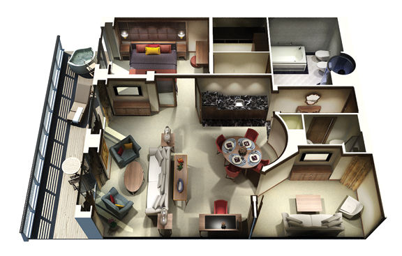OC - Oceania Suite Plan