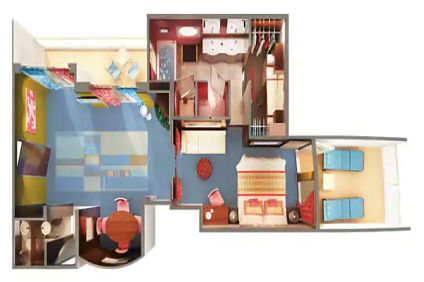 S2 - Deluxe Owner's Suite with Two Balconies (After 29 Nov 2020) Plan