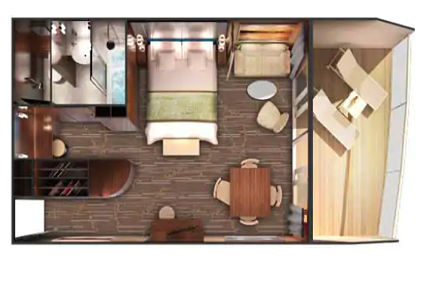 SD - Forward Facing Deluxe Penthouse with Large Balcony (After 29 Nov 2020) Plan