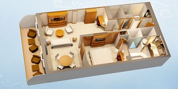 Concierge 1 Bedroom Suite Plan