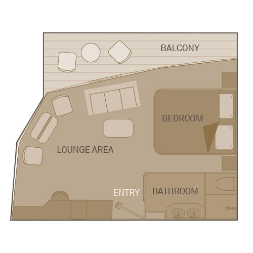 Cat RS - Royal Panorama Suite Plan