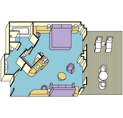 S3 - Penthouse Suite with Balcony Plan