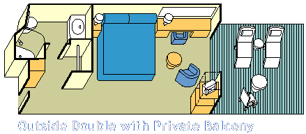 BA - Balcony Cabin Plan