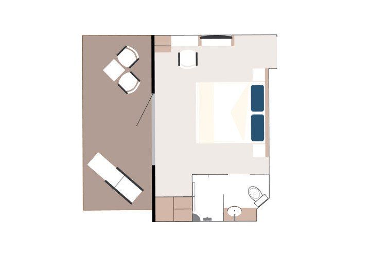 Balcony Stateroom Superior Plan