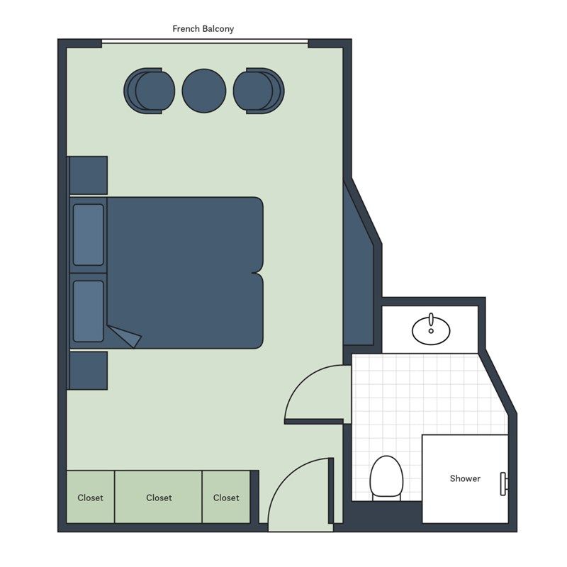 French Balcony Plan