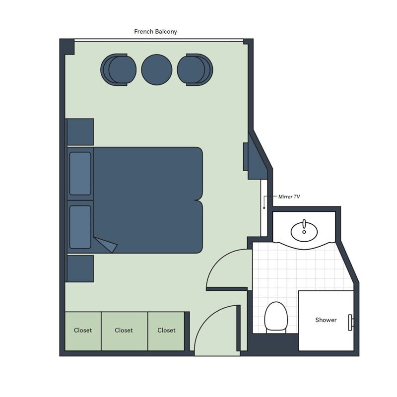 French Balcony Plan
