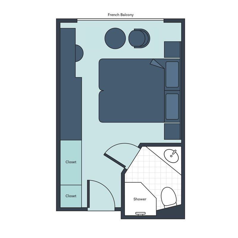 Deluxe French Balcony Plan