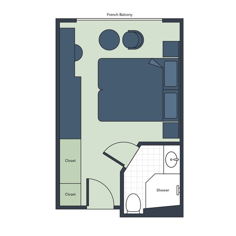 French Balcony Plan