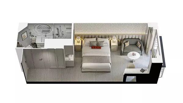 B5 - French Veranda Stateroom Plan