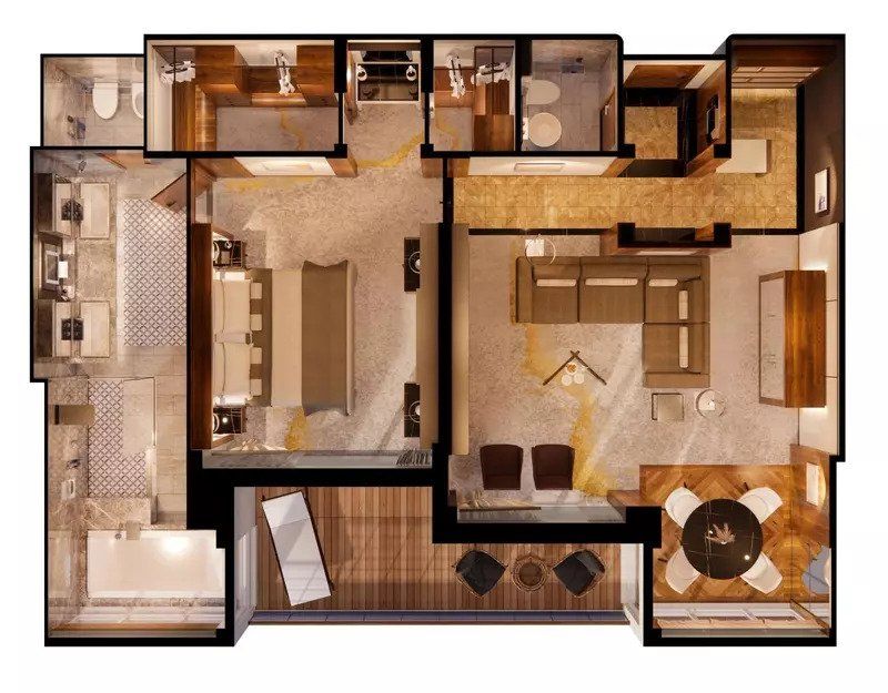 OW - Crystal Penthouse Suite Plan