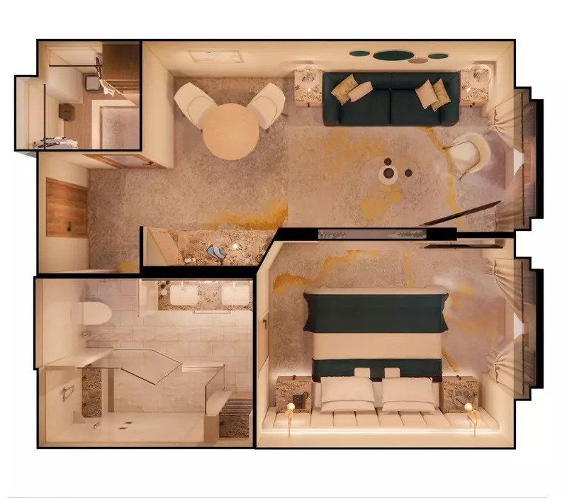 GSWM - Sapphire Ocean View Suite Plan