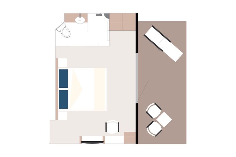 Balcony Stateroom Superior Plan