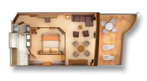 Penthouse Spa Suite Plan