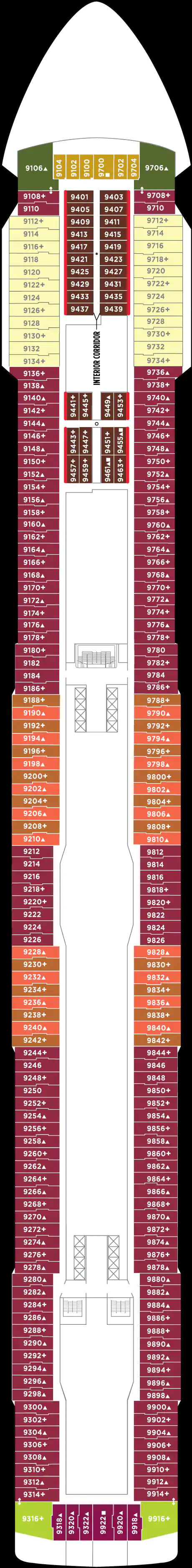 Deck 9 (on or after 04 Oct 2020)