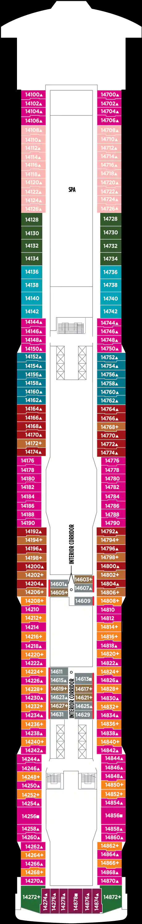 Deck 14 (on or after 04 Oct 2020)