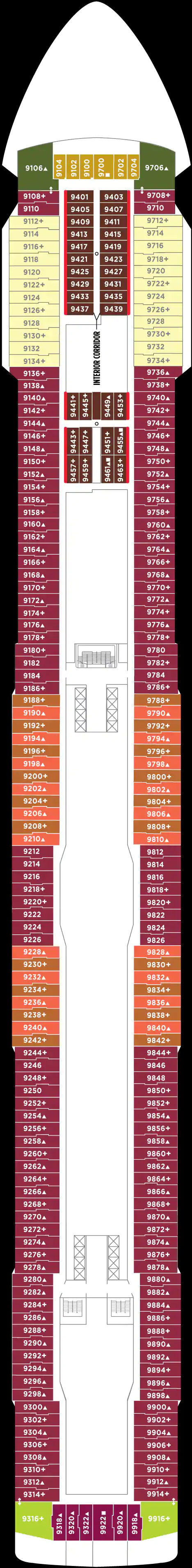 Deck 9 (on or after 12 Nov 2020)