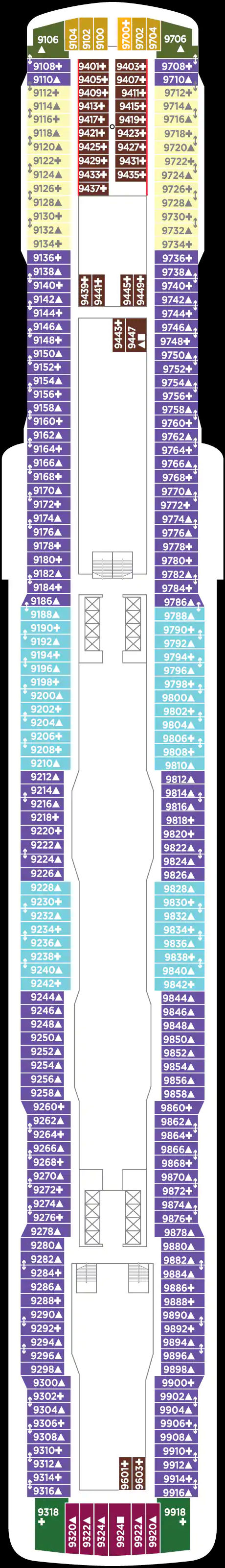 Deck 9 (on or after 11 Oct 2020)