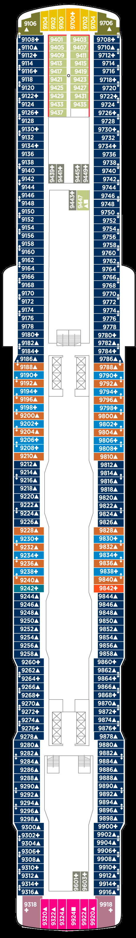 Deck 9 (on or after 04 Oct 2020)